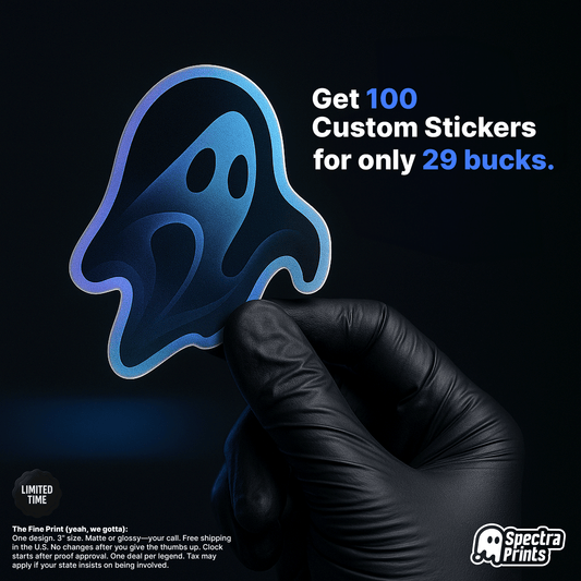 100 Custom Stickers – $29 Deal
