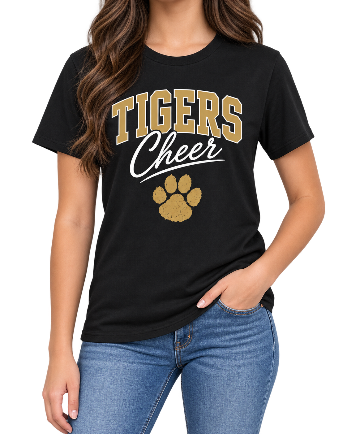 Tiger's Cheer T-Shirt Black