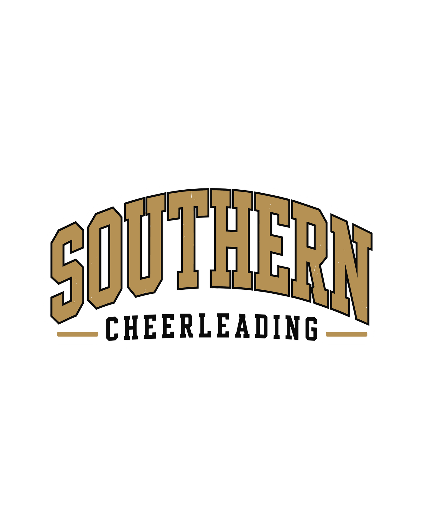 Southern Cheerleading Decal 6"